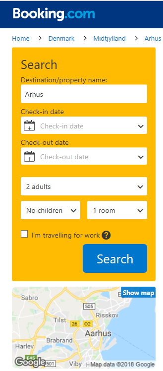 Book i Aarhus med booking.com